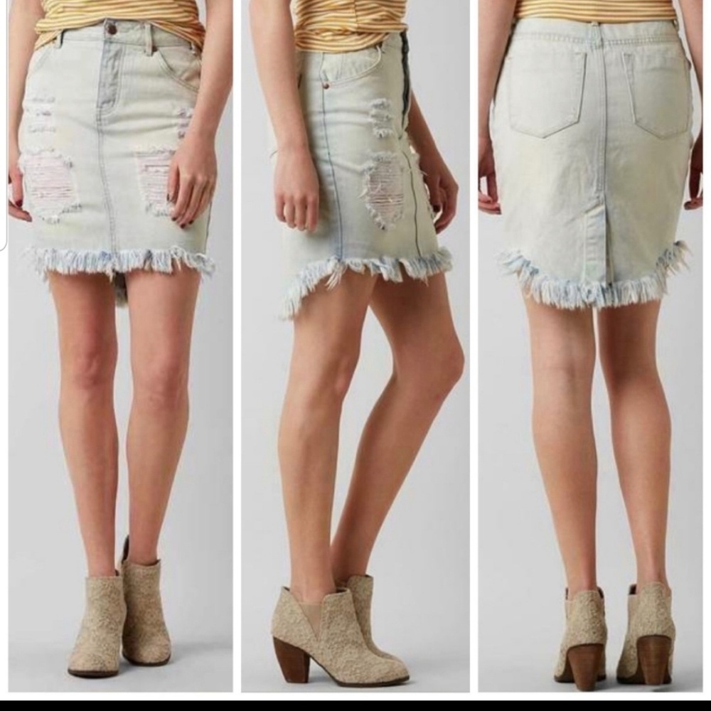 Skirt denim